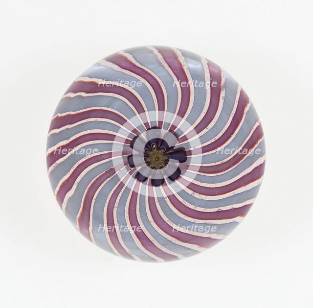 Paperweight, Clichy, c. 1848-55. Creator: Clichy Glassworks.