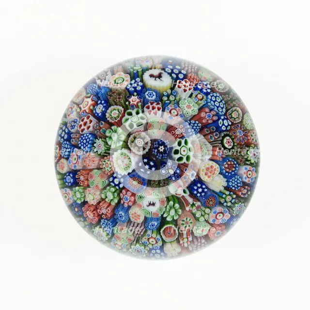 Paperweight, Baccarat, 19th century. Creator: Baccarat Glasshouse.