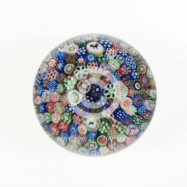 Paperweight, Baccarat, 19th century. Creator: Baccarat Glasshouse.