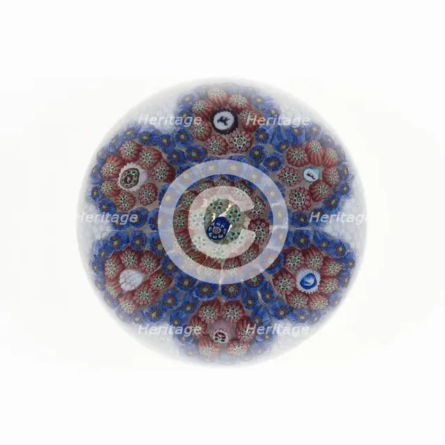 Paperweight, Baccarat, 19th century. Creator: Baccarat Glasshouse.