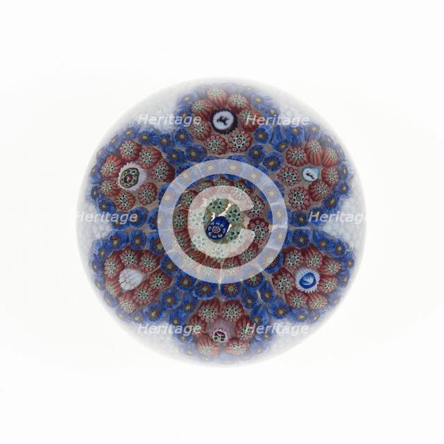 Paperweight, Baccarat, 19th century. Creator: Baccarat Glasshouse.