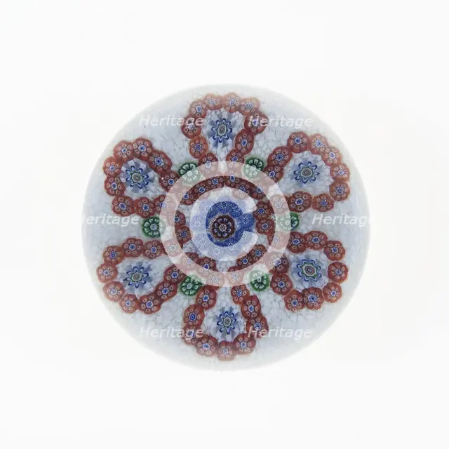 Paperweight, Baccarat, 19th century. Creator: Baccarat Glasshouse.