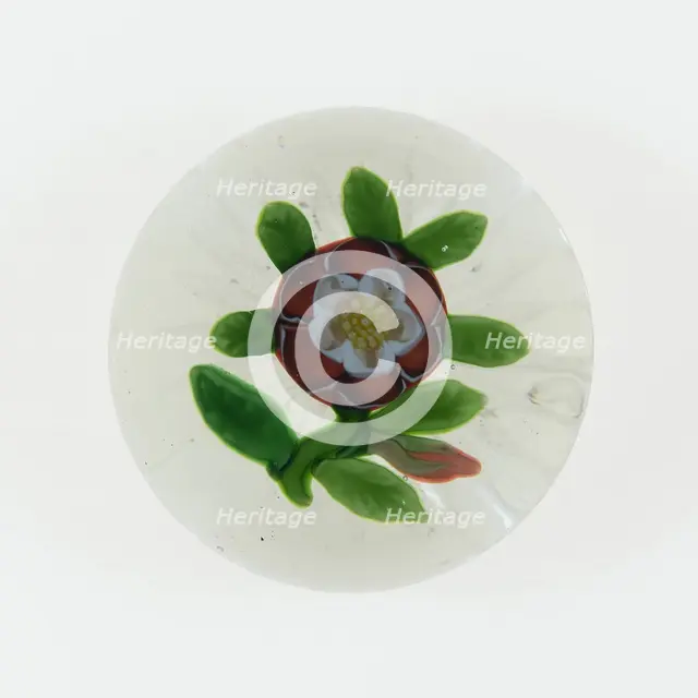 Paperweight, Baccarat, c. 1845-60. Creator: Baccarat Glasshouse.