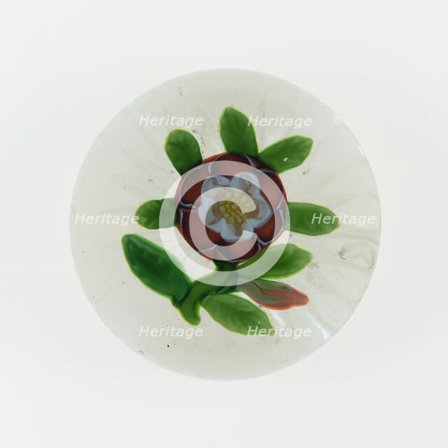 Paperweight, Baccarat, c. 1845-60. Creator: Baccarat Glasshouse.