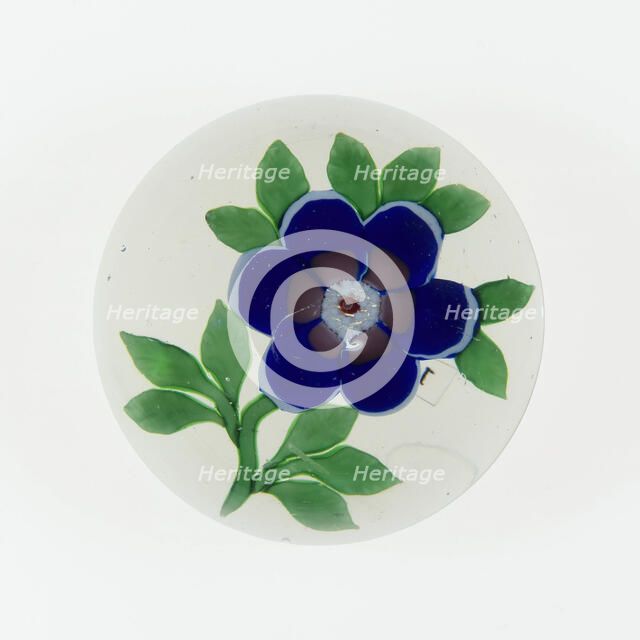 Paperweight, Baccarat, c. 1845-60. Creator: Baccarat Glasshouse.