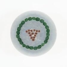 Paperweight, Baccarat, c. 1845-60. Creator: Baccarat Glasshouse