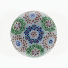 Paperweight, Baccarat, c. 1845-60. Creator: Baccarat Glasshouse