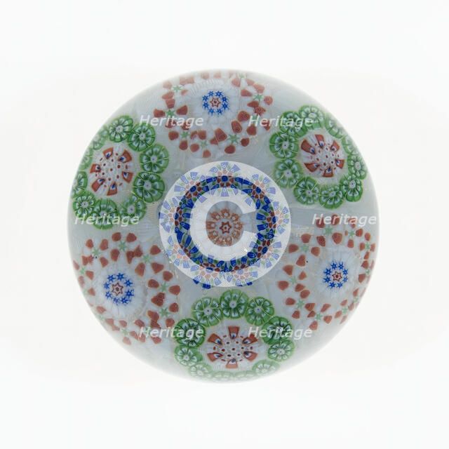 Paperweight, Baccarat, c. 1845-60. Creator: Baccarat Glasshouse.