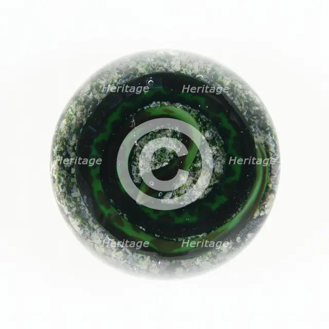 Paperweight, Baccarat, c. 1845-60. Creator: Baccarat Glasshouse.