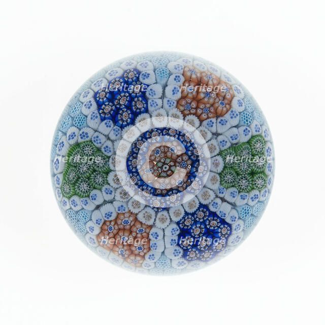 Paperweight, Baccarat, c. 1845-60. Creator: Baccarat Glasshouse.