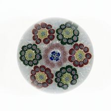 Paperweight, Baccarat, c. 1845-60. Creator: Baccarat Glasshouse