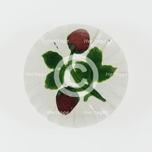 Paperweight, Baccarat, c. 1845-60. Creator: Baccarat Glasshouse.