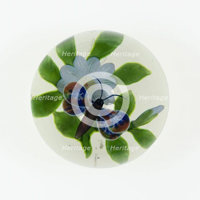 Paperweight, Baccarat, c. 1845-60. Creator: Baccarat Glasshouse.