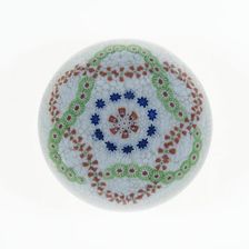Paperweight, Baccarat, c. 1845-60. Creator: Baccarat Glasshouse