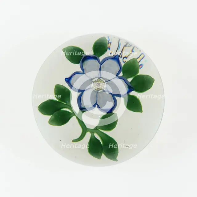 Paperweight, Baccarat, c. 1845-60. Creator: Baccarat Glasshouse.