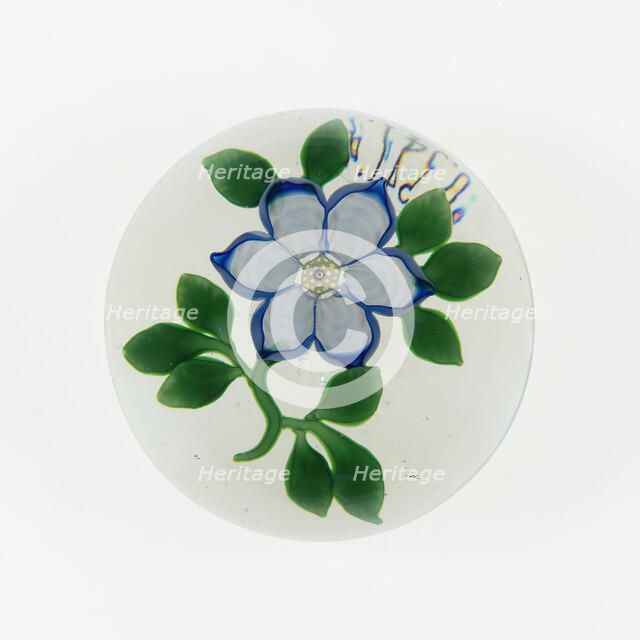 Paperweight, Baccarat, c. 1845-60. Creator: Baccarat Glasshouse.