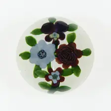 Paperweight, Baccarat, c. 1845-60. Creator: Baccarat Glasshouse