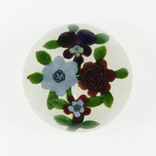 Paperweight, Baccarat, c. 1845-60. Creator: Baccarat Glasshouse