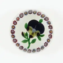 Paperweight, Baccarat, c. 1845-60. Creator: Baccarat Glasshouse