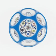 Paperweight, Baccarat, c. 1845-60. Creator: Baccarat Glasshouse