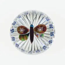 Paperweight, Baccarat, c. 1845-60. Creator: Baccarat Glasshouse