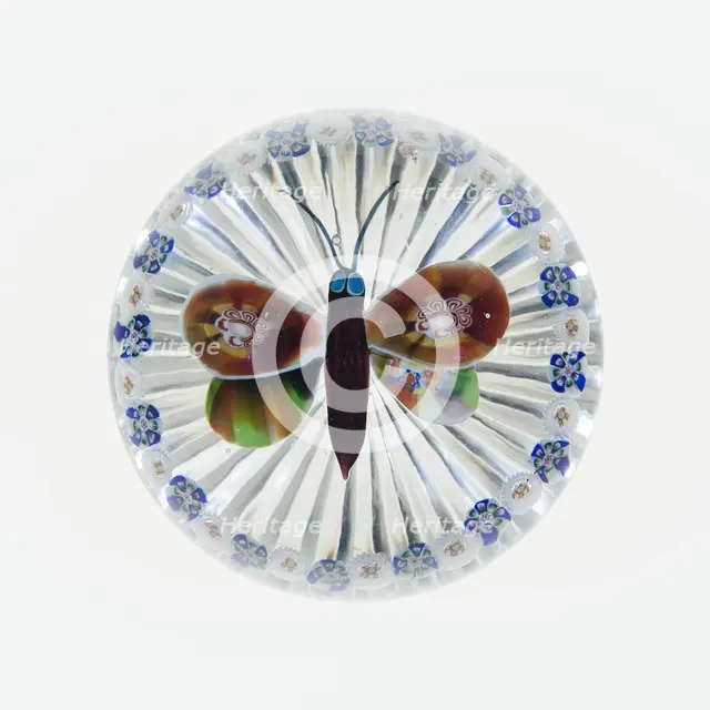 Paperweight, Baccarat, c. 1845-60. Creator: Baccarat Glasshouse.