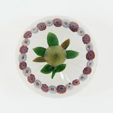 Paperweight, Baccarat, c. 1845-60. Creator: Baccarat Glasshouse