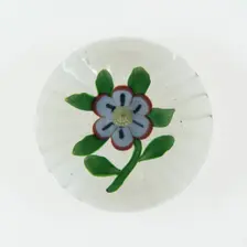 Paperweight, Baccarat, c. 1845-60. Creator: Baccarat Glasshouse