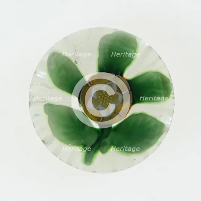 Paperweight, Baccarat, c. 1845-60. Creator: Baccarat Glasshouse.