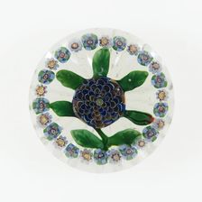 Paperweight, Baccarat, c. 1845-60. Creator: Baccarat Glasshouse