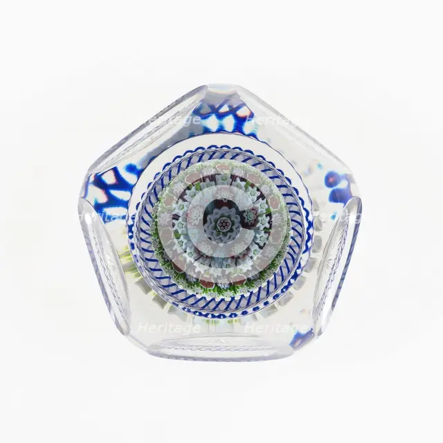 Paperweight, Baccarat, c. 1845-60. Creator: Baccarat Glasshouse.