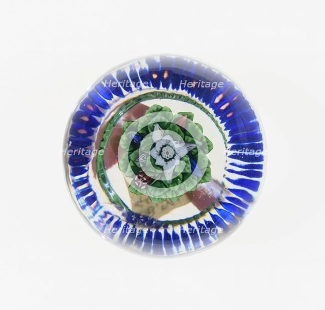 Paperweight, Baccarat, c. 1845-60. Creator: Baccarat Glasshouse.