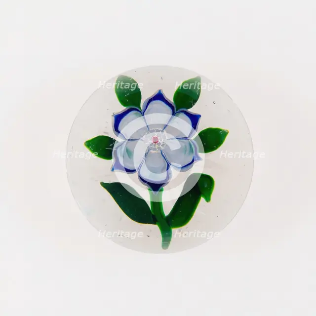 Paperweight, Baccarat, c. 1845-60. Creator: Baccarat Glasshouse.