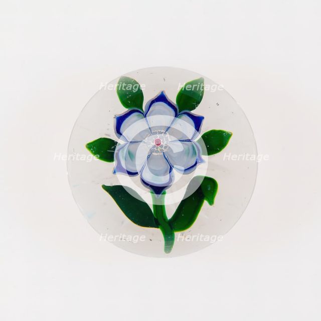 Paperweight, Baccarat, c. 1845-60. Creator: Baccarat Glasshouse.