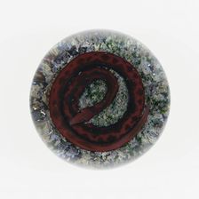 Paperweight, Baccarat, c. 1845-60. Creator: Baccarat Glasshouse