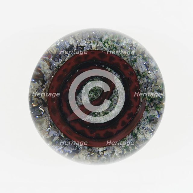 Paperweight, Baccarat, c. 1845-60. Creator: Baccarat Glasshouse.