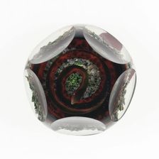 Paperweight, Baccarat, c. 1845-60. Creator: Baccarat Glasshouse