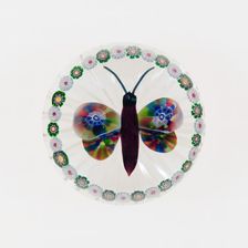 Paperweight, Baccarat, c. 1845-60. Creator: Baccarat Glasshouse