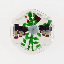 Paperweight, Baccarat, c. 1845-60. Creator: Baccarat Glasshouse