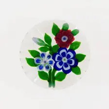 Paperweight, Baccarat, c. 1845-60. Creator: Baccarat Glasshouse