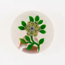 Paperweight, Baccarat, c. 1845-60. Creator: Baccarat Glasshouse