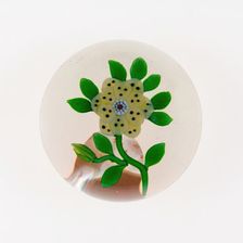 Paperweight, Baccarat, c. 1845-60. Creator: Baccarat Glasshouse