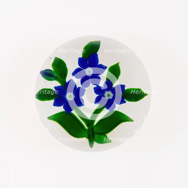 Paperweight, Baccarat, c. 1845-60. Creator: Baccarat Glasshouse.