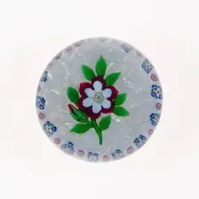 Paperweight, Baccarat, c. 1845-60. Creator: Baccarat Glasshouse