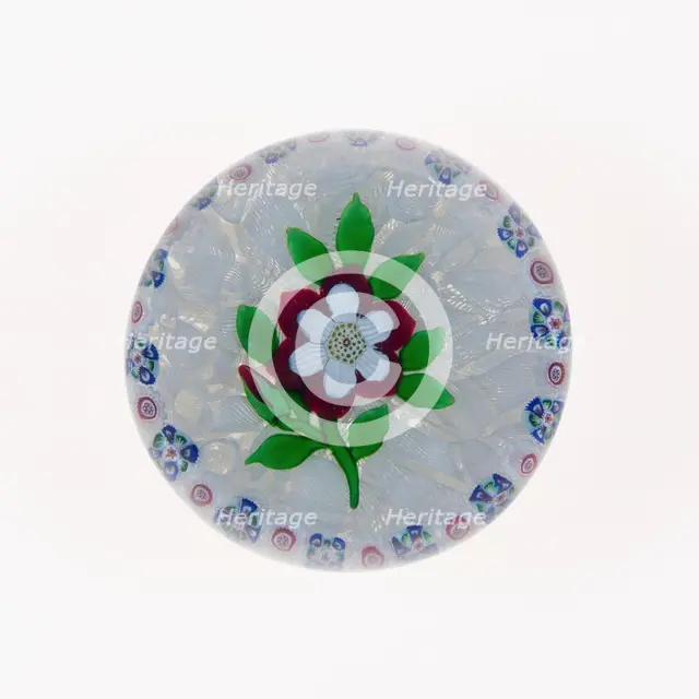Paperweight, Baccarat, c. 1845-60. Creator: Baccarat Glasshouse.