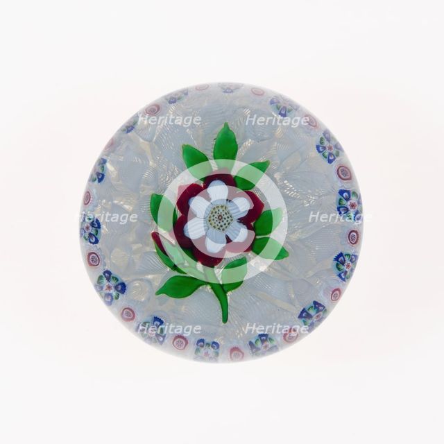 Paperweight, Baccarat, c. 1845-60. Creator: Baccarat Glasshouse.