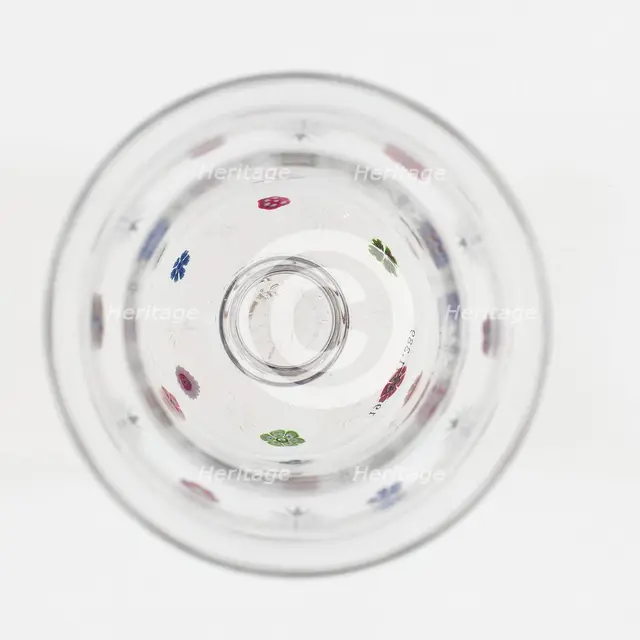 Paperweight, Baccarat, c. 1845-60. Creator: Baccarat Glasshouse.