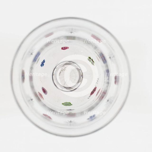 Paperweight, Baccarat, c. 1845-60. Creator: Baccarat Glasshouse.