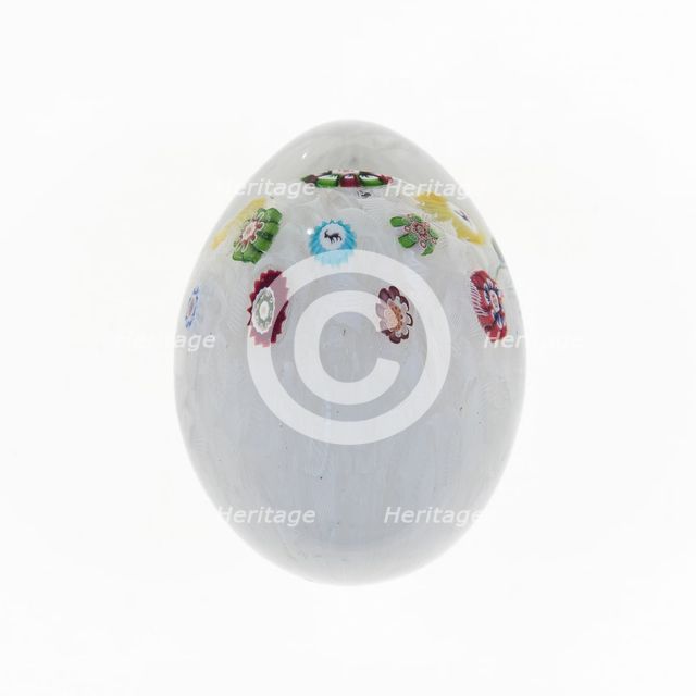 Paperweight, Baccarat, c. 1845-60. Creator: Baccarat Glasshouse.