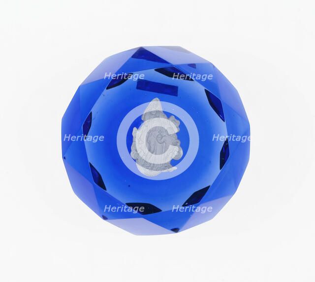Paperweight, Baccarat, c. 1846-55. Creator: Baccarat Glasshouse.